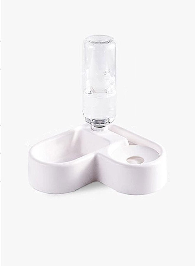 ZURITY Animal Feeding Plastic 2 in 1 Pet Bowl | Food Dispenser for Cat/Dog with Automatic Water Bottle | Pet Feeder Bowl | Pet Care Supplies (Pack of 1,Multicolor) - Image 3
